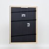 Effect houten lijst profiel 2070 normaal glas 18x32 cm zilver