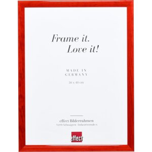 Effect houten lijst Profiel 89 rood 20x20 cm Normaal glas