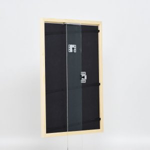 Effect houten lijst profiel 89 wit 20x20 cm acrylglas