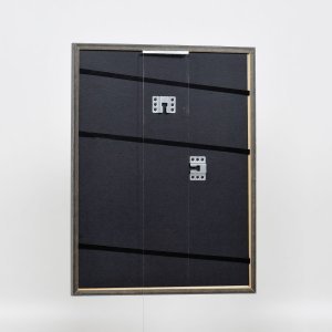 Effect massief houten lijst Profiel 25 blauw 20x20 cm Museum glas
