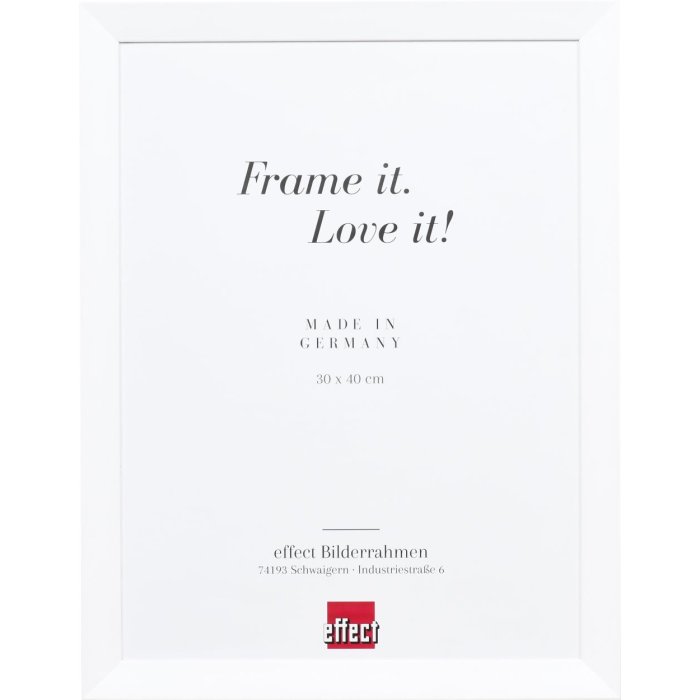 Effect houten lijst Top n wit 20x28 cm Museum glas