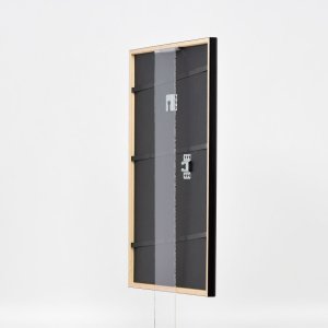 Effect houten lijst profiel 23 rood 20x30 cm Anti-reflecterend glas