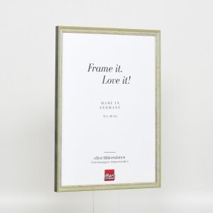 Effect massief houten lijst Profiel 25 groen 20x30 cm Anti-reflecterend glas