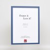Effect houten lijst profiel 35 blauw 20x30 cm normaal glas + afstandhouder