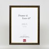 Effect houten lijst profiel 21 notenbruin 21x28 cm Normaal glas