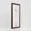 Effect houten lijst profiel 21 notenbruin 21x28 cm Normaal glas
