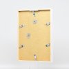Effect houten lijst profiel 35 wit 21x28 cm ontspiegeld glas