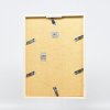 Effect houten lijst profiel 35 wit 21x28 cm ontspiegeld glas