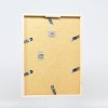 Effect houten lijst profiel 35 wit 21x28 cm ontspiegeld glas