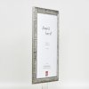 Effect houten lijst profiel 94 zilver 21x28 cm anti-reflecterend glas
