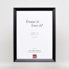 Effect houten lijst Top n zwart 21x28 cm Museum glas
