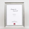 Effect massief houten lijst profiel 28 zilver 21x28 cm Acrylglas