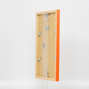 Houten lijst Top Cube 21x29,7 cm oranje Antireflex glas