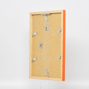 Houten lijst Top Cube 21x29,7 cm oranje Antireflex glas