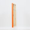 Houten lijst Top Cube 21x29,7 cm oranje Antireflex glas