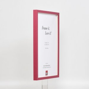 Effect houten lijst profiel 35 rood 21x29,7 cm normaal glas + afstandhouder