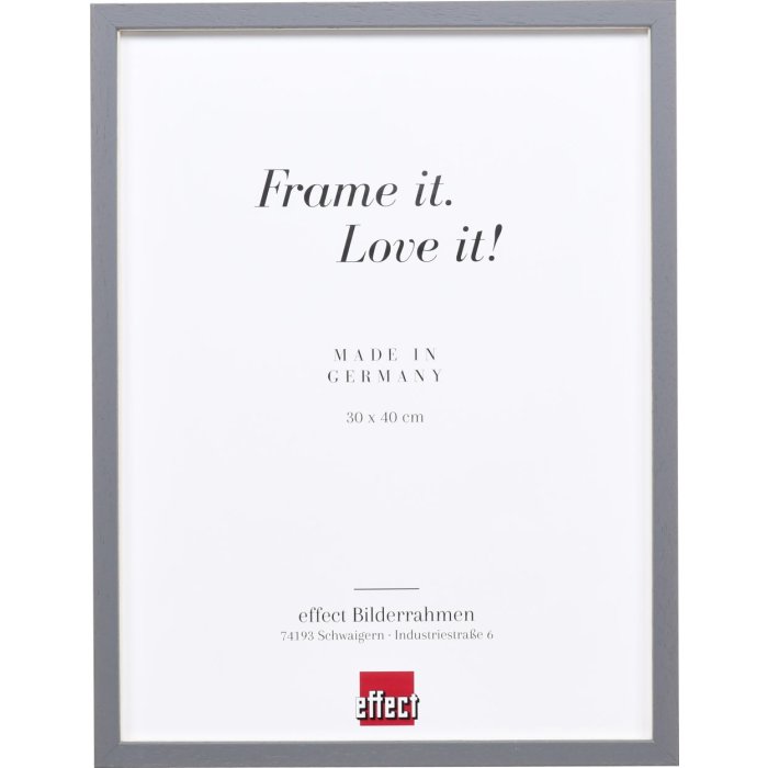 Effect houten lijst profiel 35 antraciet 21x29,7 cm normaal glas + afstandhouder