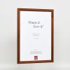Effect houten lijst profiel 89 donkerbruin 21x29,7 cm acrylglas