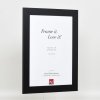 Effectief massief houten lijst Profiel 30 zwart 21x29,7 cm Acrylglas