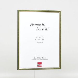 Effect houten lijst profiel 23 groen 23x70 cm Helder glas