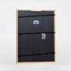 Effect houten lijst profiel 23 notenbruin 23x70 cm Anti-reflecterend glas
