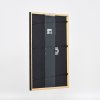Effect houten lijst profiel 23 notenbruin 23x70 cm Anti-reflecterend glas