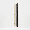 Effect houten lijst profiel 23 notenbruin 23x70 cm Anti-reflecterend glas