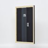 Effect houten lijst profiel 2210 zwart 23x70 cm acrylglas