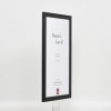 Effect houten lijst profiel 2210 zwart 23x70 cm acrylglas