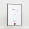 Effect massief houten lijst Profiel 25 grijs 23x70 cm Anti-reflecterend glas