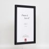 Effect houten lijst top n zwart 23x70 cm Antireflex glas
