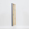 Effect houten lijst profiel 35 antraciet 23x70 cm normaal glas + afstandhouder