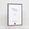 Effect houten lijst profiel 35 antraciet 23x70 cm normaal glas + afstandhouder