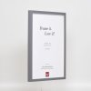 Effect houten lijst profiel 35 antraciet 23x70 cm normaal glas + afstandhouder