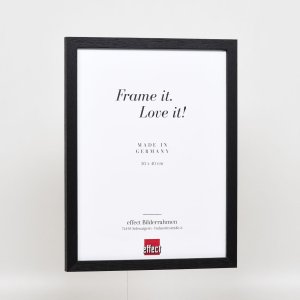 Effect Houten lijst Profiel 33 zwart 23x70 cm Museumglas