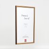 Effect houten lijst profiel 23 lichtbruin 24x30 cm Anti-reflecterend glas