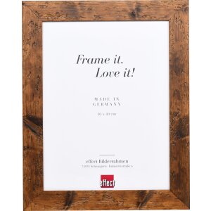 Gladde houten lijst 2400 bruin 24x30 cm antireflecterend...