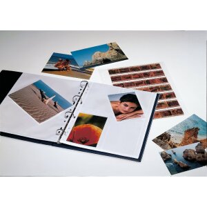 Fotofan-zichtbare hoezen 20x30cm zwart 10 hoezen
