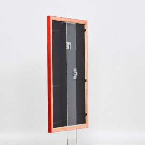 Effect houten lijst profiel 89 rood 25x30 cm acrylglas