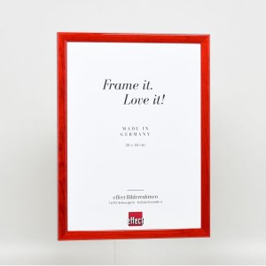 Effect houten lijst Profiel 89 rood 25x30 cm Museum glas