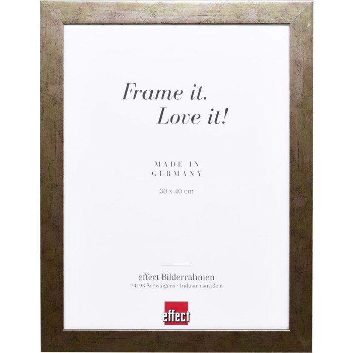 Effect Fotolijst 2319 antiek zilver 25x30 cm museum glas