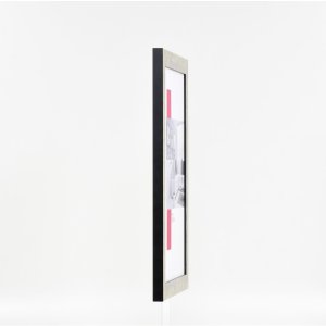Effect Fotolijst 2319 antiek zilver 25x30 cm museum glas