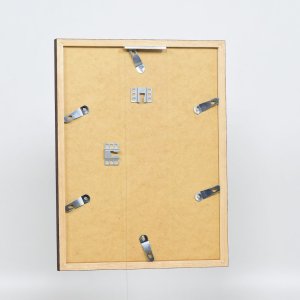 Effect houten lijst profiel 33 wengé 25x35 cm ontspiegeld glas