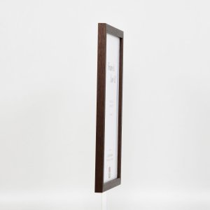 Effect houten lijst profiel 33 wengé 25x35 cm ontspiegeld glas