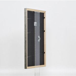 Effect houten lijst profiel 2070 normaal glas 25x35 cm zilver