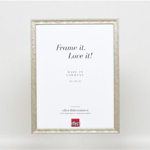 Effect houten lijst profiel 2070 anti-reflex glas 25x35 cm zilver