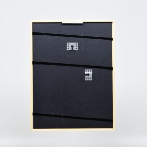 Effect massief houten lijst profiel 20 wit 25x35 cm museum glas