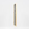 Effect massief houten lijst profiel 20 donkerbruin 25x50 cm normaal glas