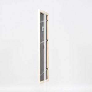 Effect houten lijst profiel 32 wit 25x50 cm Normaal glas