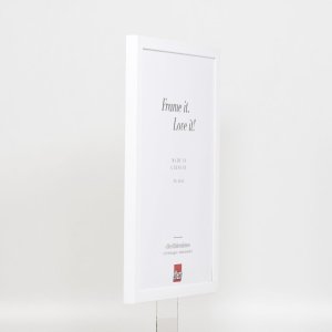 Houten lijst Top Cube 25x50 cm wit antireflexglas